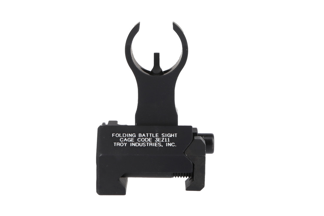 Troy Front Folding HK Style Battle Sight BUIS - black