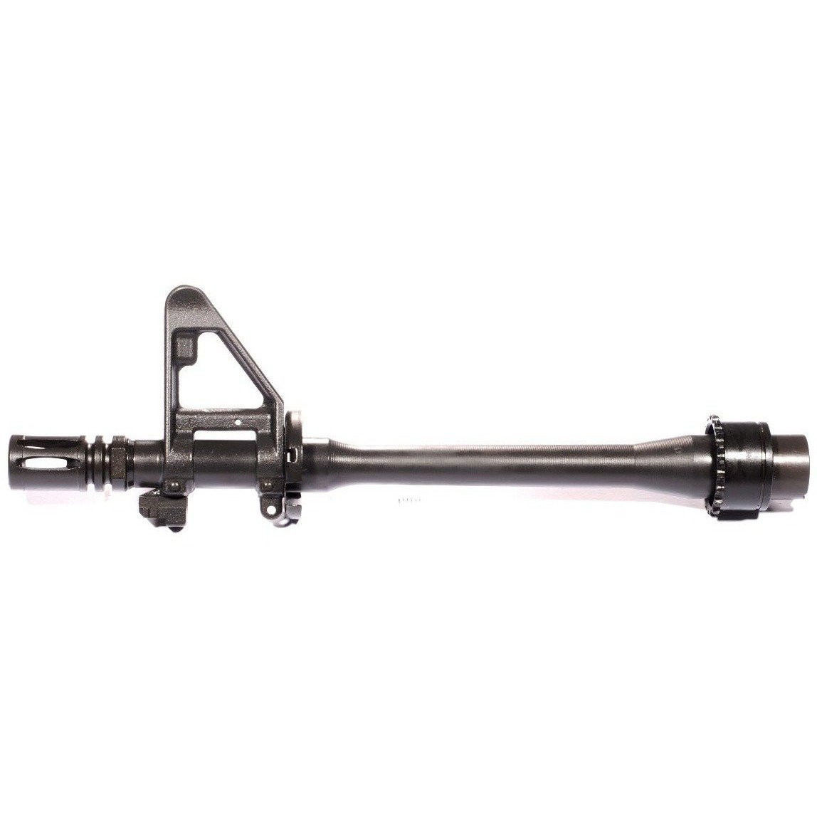 Colt 10.3-inch Mk18 Crane-style Government-profile barrel with front sight base &mdash; the cut-down barrel that defines the Mk18 Mod 0, available from Charlie's Custom Clones.