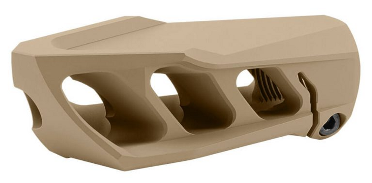 Cadex MX1 Mini Muzzle Brake Max .30 Cal. Tan (5/8-24 Thrd) 3850