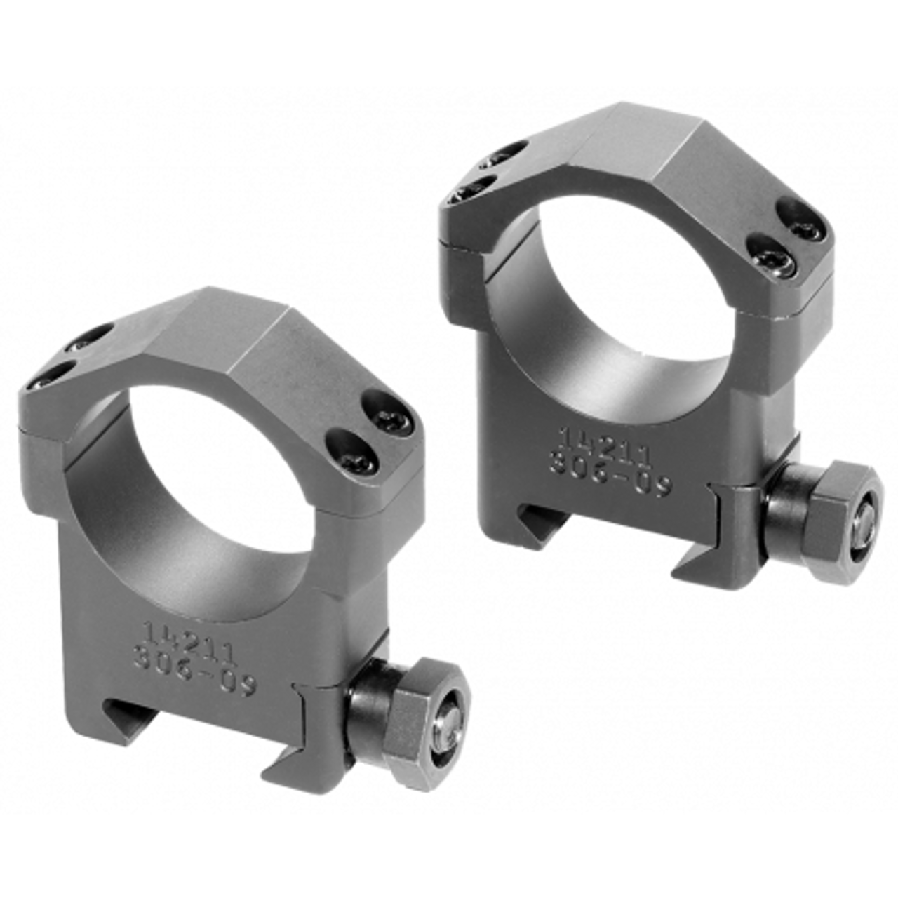 その他 Badger Ordnance Max-50 30mm High (1.125) Badger Ordnance 30mm Scope Rings - High 1.125