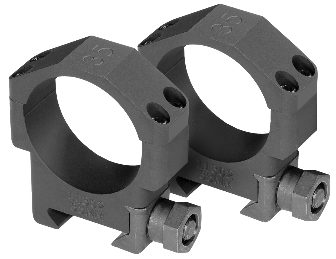 Badger 35mm Alloy Scope Rings - Low 1.00