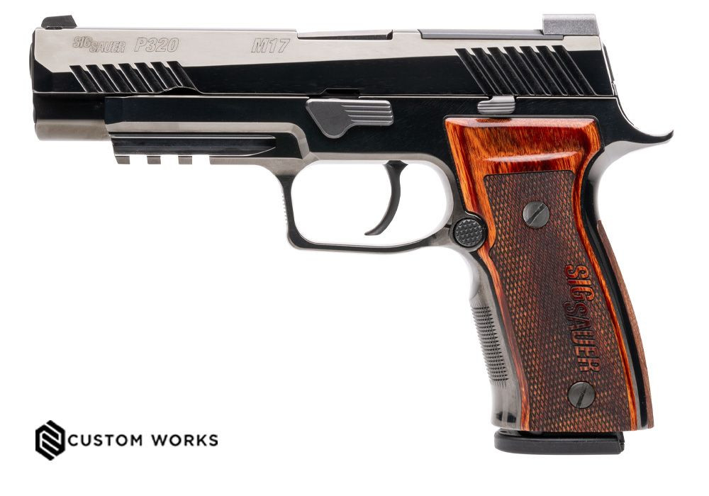 SIG Sauer P320 M17 Ceremonial 9mm Pistol - High Polish DLC