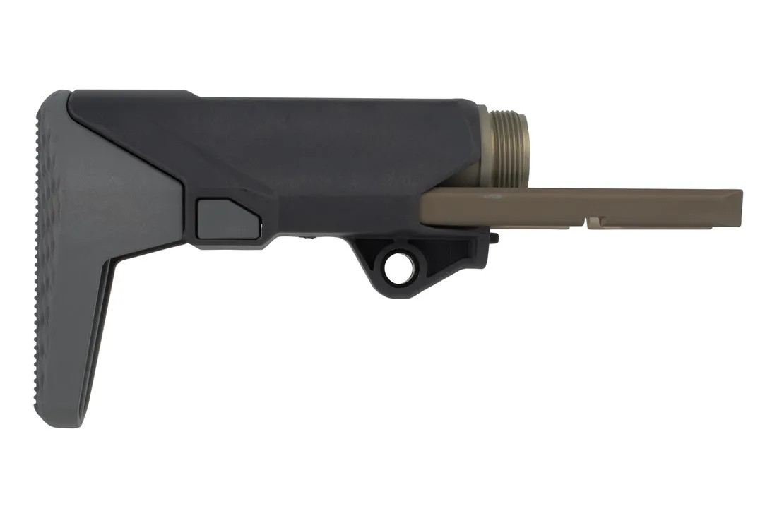 Q Shorty Stock for Mil-Spec AR-15 Lowers - black and gray available