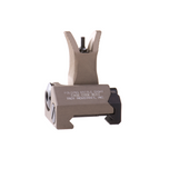 Troy Front Folding M4 Style Battle Sight BUIS - FDE