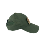 Tactical Operator Hat - OD Green Ripstock with Velcro and patches