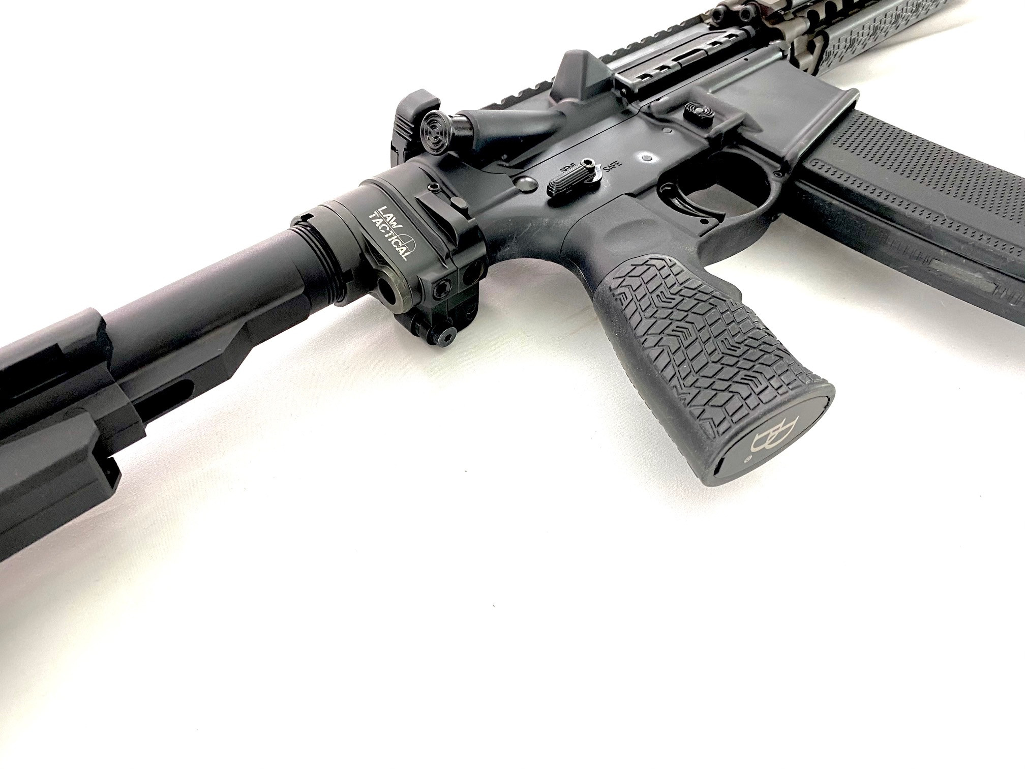 Mk18 Folding Daniel Defense Pistol in FDE with SBTactical brace and