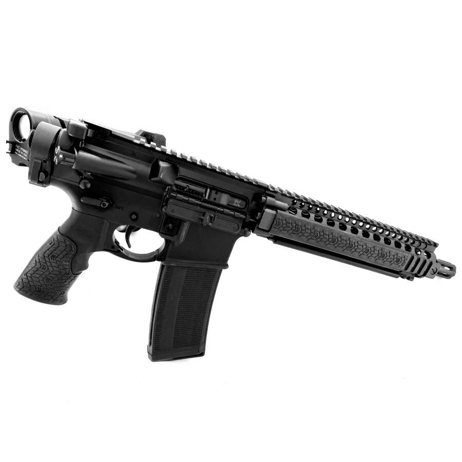 Mk18 Folding Daniel Defense Pistol in BLACK with SBTactical brace and
