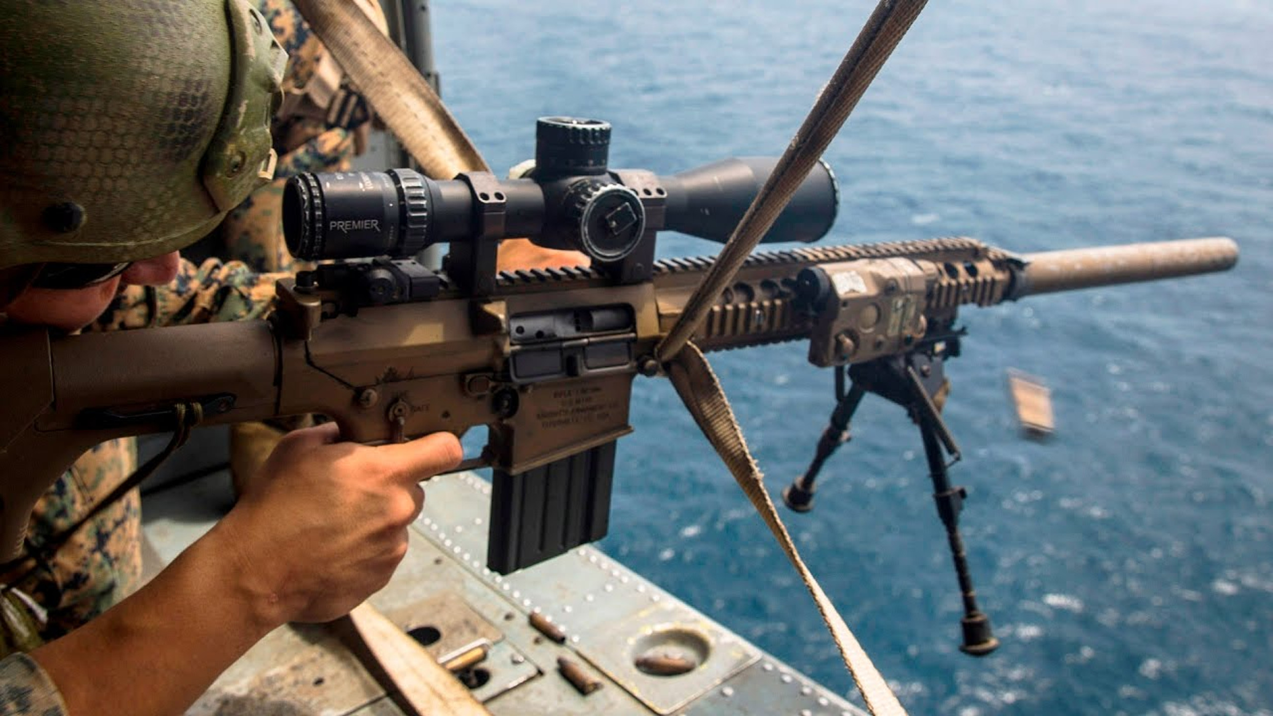 Badger Ordnance 34mm Heavy Duty USMC .50 cal Sniper Rifle Rings For Sale