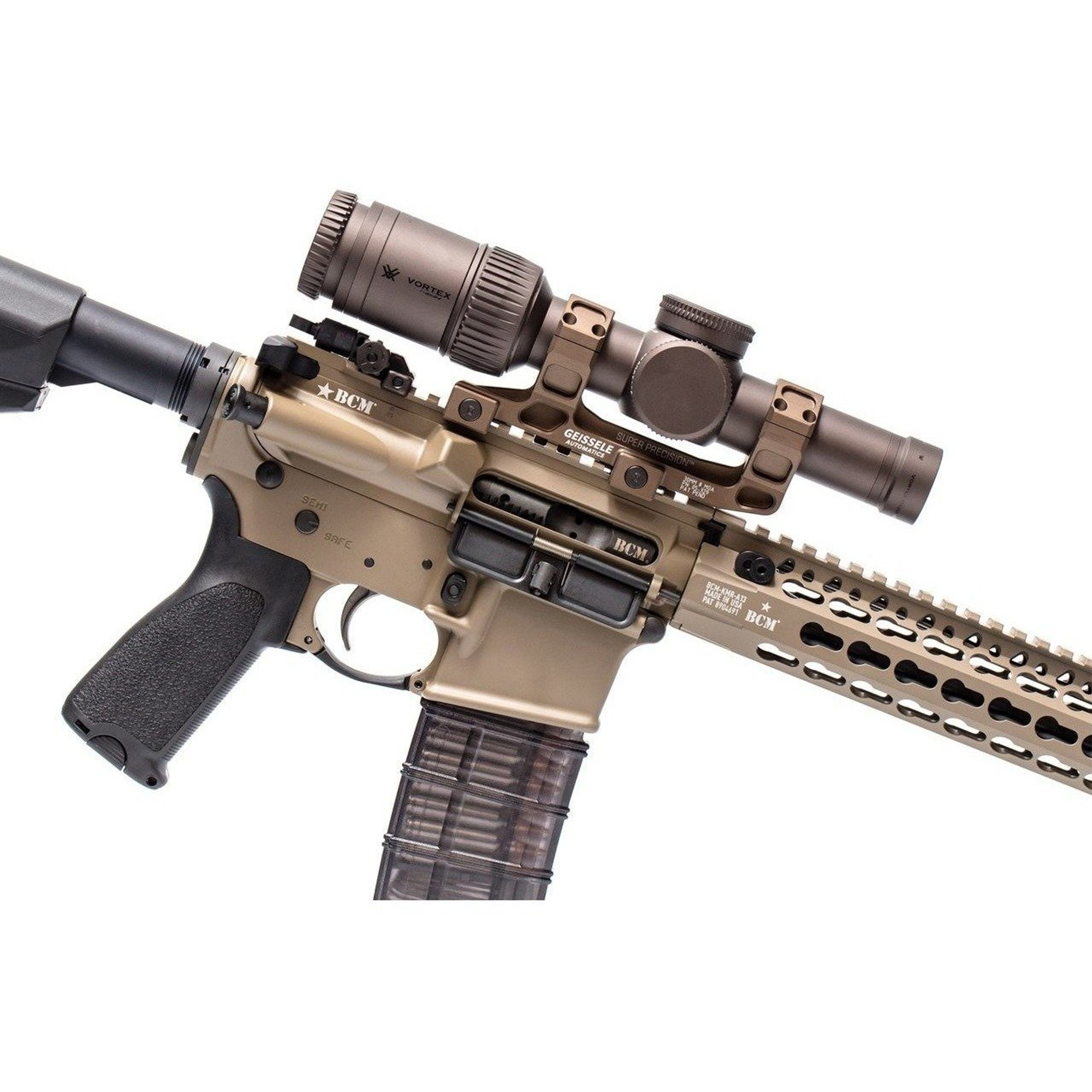 Vortex Razor HDE Gen II 16x Scope with Geissele DDC SOPMOD mount