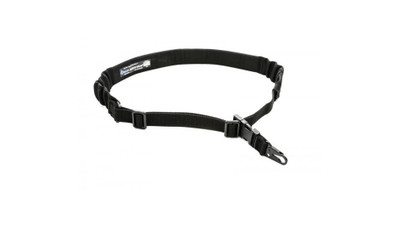 Blue Force Gear UDC Single-Point Padded Bungee Sling with HK Style Hook in Black (UDC-200-BG-HK-BK)