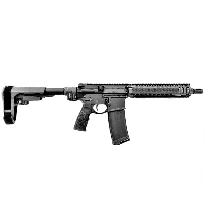 Mk18 Folding Daniel Defense Pistol in BLACK with