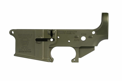 Geissele Super Duty Stripped Lower Receiver - OD Green