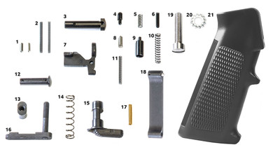 Geissele Standard Lower Parts Kit with Grip