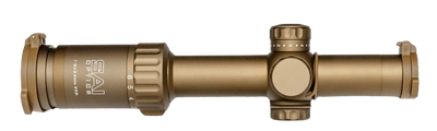 SAI Optics SAI 6 1-6X24 FFP MIL Riflescope 5.56 RAFR Reticle - Coyote Brown