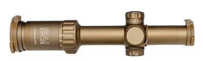 SAI Optics SAI 6 1-6X24 FFP MIL Riflescope 5.56 RAFR Reticle - Coyote Brown