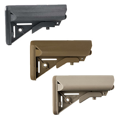 B5 SOPMOD Gen2 stock in black, coyote and FDE 