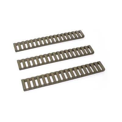 Ergo Original Rail Ladder Covers (3 pack) for Daniel Defense RIS-II - FDE 