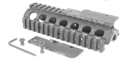 Knights Armament RIS rail with PEQ mount 95326-1