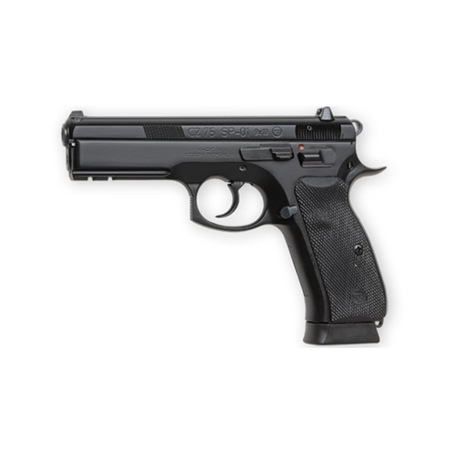 CZ 75 SP-01 9mm Pistol, steel frame, 18 rnds, night sights