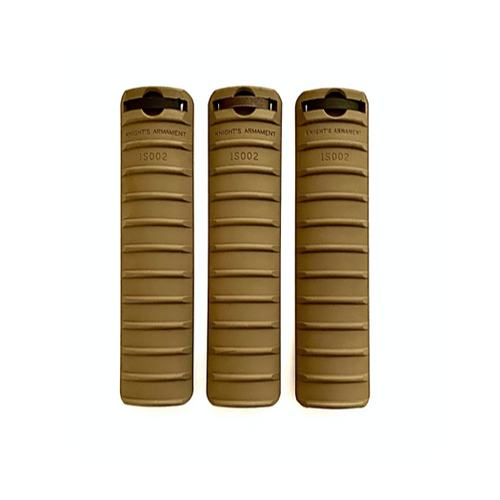 Knights Armament KAC 11-rib rail covers in FDE USED