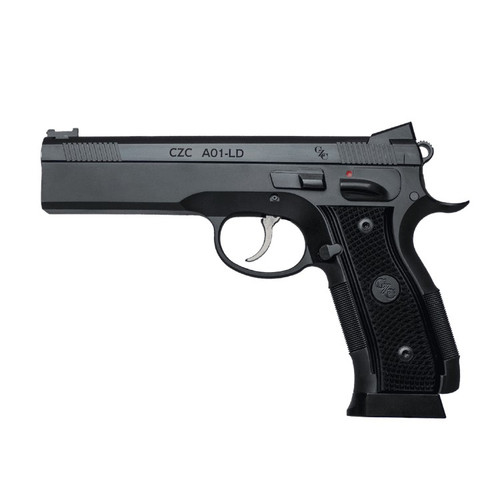 CZ A01-LD Custom 9mm Pistol, steel frame, 19 rnds, 4.9" bull barrel