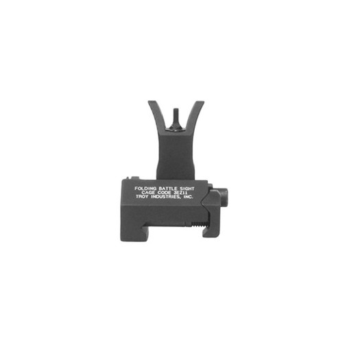 Troy Titanium Front Folding M4 Style Battle Sight BUIS - Black