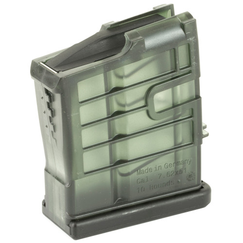 HK MR762 Magazine, 10 rounds polymer smoked color 