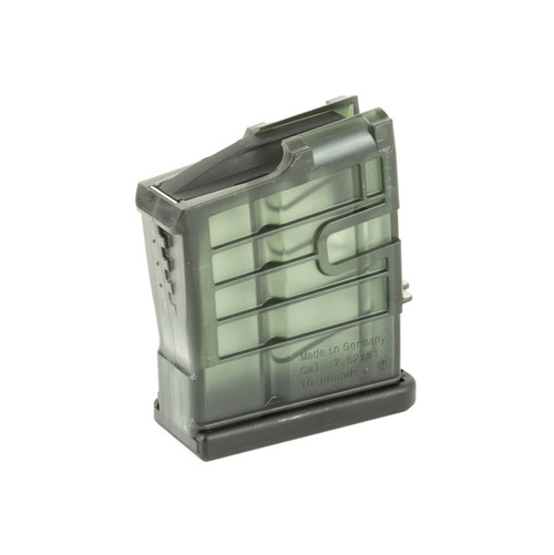 HK MR762 Magazine, 10 rounds polymer smoked color 