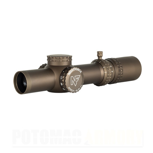 Nightforce ATACR 1-8x24mm FFP Dark Earth Riflescope, FC-DMx reticle, C653