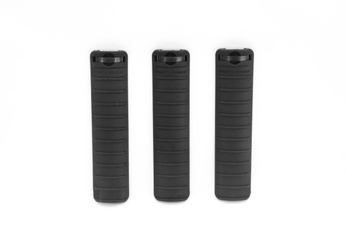 Knights Armament KAC M4 RAS, 11- ribbed covers set of 3 BLK