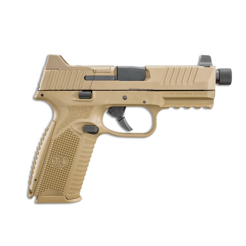 FN 509 Tactical 9mm pistol, 24+1 and 17+1, FDE 