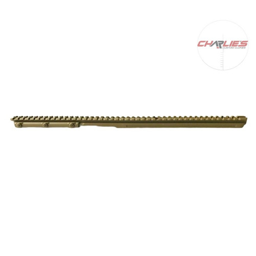 PRI SPR Straight Rifle Length Top Rail - Dark Earth - for Gen III Round Forearms (05-SPR-01DE)