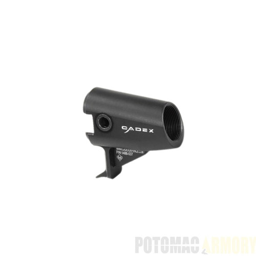 Cadex buttstock adapter for Remington 870 tactical shotgun