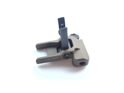 dull taupe color of back-up front iron sights KAC 99051 taupe