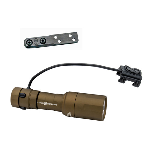 Cloud Defensive REIN 3.0 Micro 1,000 Lumen, 95,000 Candela Weaponlight - FDE