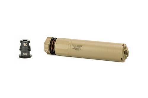 Griffin Armament Dual-Lok 7 .30 Caliber Suppressor - FDE