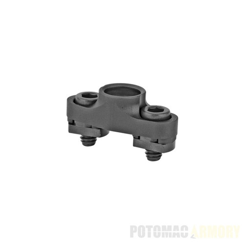 GrovTec US M-LOK Flanged Push Button Full Rotating Base- Black