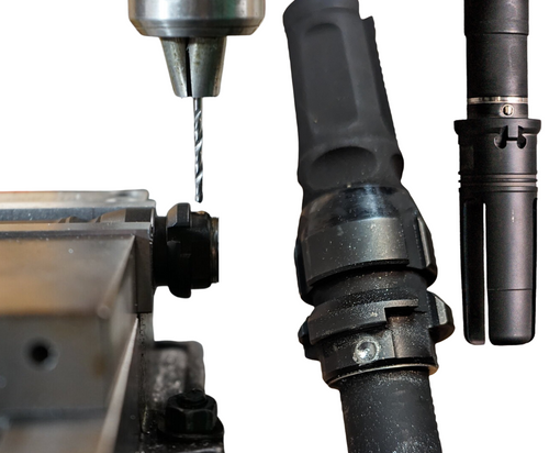 Remove Permanent Muzzle Device and Pin and Weld Muzzle Device Shop Service