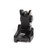 Geissele folding back-up sights, Rear BUIS - Black