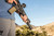 Dead Air Pyro Enhanced Muzzle Brake on rifle with man holding