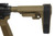 Geissele 10.3" Super Duty Black N Tan Pistol 5.56 - left rear view