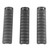 Knights Armament KAC M4 RAS, 11- ribbed covers set of 3 BLK - CAGE CODE