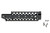 Centurion Arms C4 Rail 9.5" Carbine Cut Out Picatinny Rail Handguard