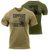 Freedom T-Shirt from Rothco in OD Green and FDE Coyote Tan
