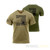 Freedom Isn't Free T-shirt in Coyote Tan and OD Green