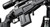 MDT JAE-G5 Chassis magazine well and barricade stop detail. shown on ARCA tripod
