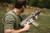 FN SCAR 15P Pistol .300 Blackout 7.5" FDE 38-101243 shown with shooter on sling