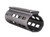 ALG Defense EMR V3X 10.5" M-LOK Free Float Handguard - Black 05-2892B muzzle view left bias