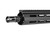 ALG Defense EMR V3X 10.5" M-LOK Free Float Handguard - Black 05-2892B right muzzle side shown with barrel and flash hider