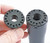 SilencerCo Harvester Evo Rifle Suppressor showing direct thread adapters for 5.56 and .30 cal